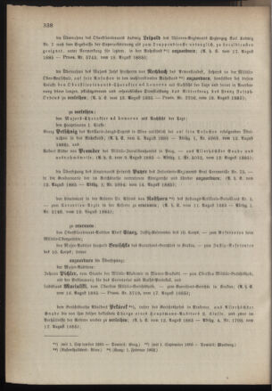 Kaiserlich-königliches Armee-Verordnungsblatt: Personal-Angelegenheiten 18850820 Seite: 2