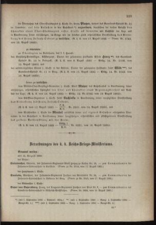 Kaiserlich-königliches Armee-Verordnungsblatt: Personal-Angelegenheiten 18850820 Seite: 3