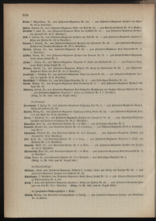 Kaiserlich-königliches Armee-Verordnungsblatt: Personal-Angelegenheiten 18850828 Seite: 6