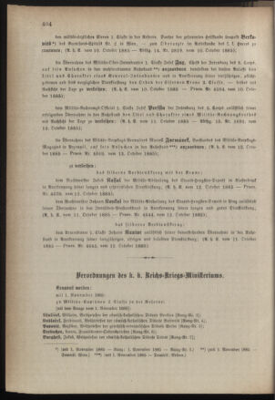 Kaiserlich-königliches Armee-Verordnungsblatt: Personal-Angelegenheiten 18851016 Seite: 4