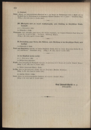 Kaiserlich-königliches Armee-Verordnungsblatt: Personal-Angelegenheiten 18851016 Seite: 8