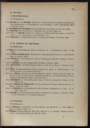 Kaiserlich-königliches Armee-Verordnungsblatt: Personal-Angelegenheiten 18851026 Seite: 15