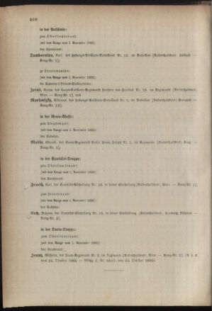 Kaiserlich-königliches Armee-Verordnungsblatt: Personal-Angelegenheiten 18851026 Seite: 52