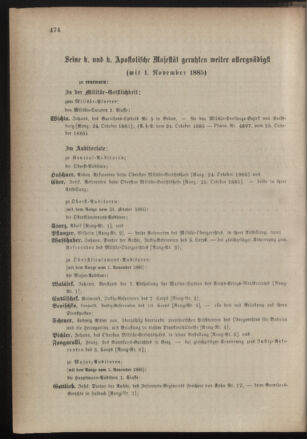 Kaiserlich-königliches Armee-Verordnungsblatt: Personal-Angelegenheiten 18851026 Seite: 58