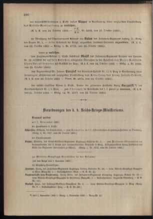 Kaiserlich-königliches Armee-Verordnungsblatt: Personal-Angelegenheiten 18851031 Seite: 2