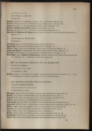 Kaiserlich-königliches Armee-Verordnungsblatt: Personal-Angelegenheiten 18851107 Seite: 11