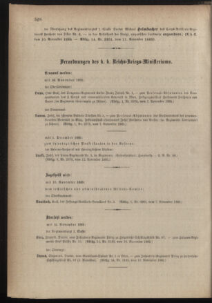 Kaiserlich-königliches Armee-Verordnungsblatt: Personal-Angelegenheiten 18851114 Seite: 2