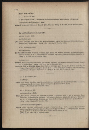 Kaiserlich-königliches Armee-Verordnungsblatt: Personal-Angelegenheiten 18851114 Seite: 6