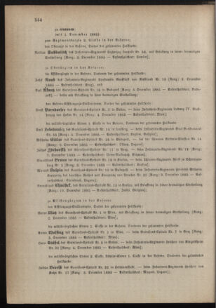 Kaiserlich-königliches Armee-Verordnungsblatt: Personal-Angelegenheiten 18851130 Seite: 2