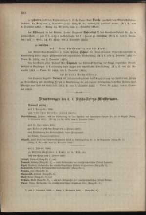 Kaiserlich-königliches Armee-Verordnungsblatt: Personal-Angelegenheiten 18851218 Seite: 2