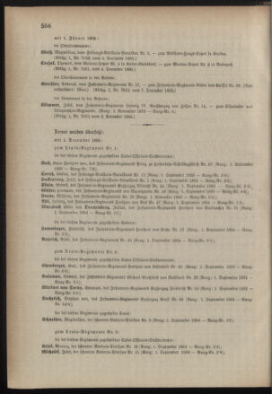 Kaiserlich-königliches Armee-Verordnungsblatt: Personal-Angelegenheiten 18851218 Seite: 6