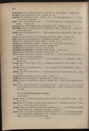 Kaiserlich-königliches Armee-Verordnungsblatt: Personal-Angelegenheiten 18851223 Seite: 46