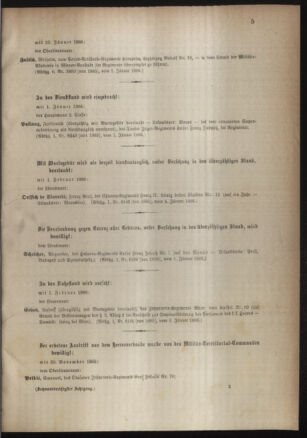 Kaiserlich-königliches Armee-Verordnungsblatt: Personal-Angelegenheiten 18860106 Seite: 5