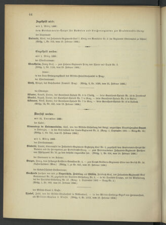 Kaiserlich-königliches Armee-Verordnungsblatt: Personal-Angelegenheiten 18860227 Seite: 4