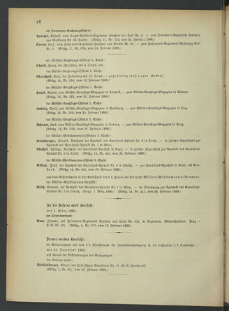 Kaiserlich-königliches Armee-Verordnungsblatt: Personal-Angelegenheiten 18860227 Seite: 6