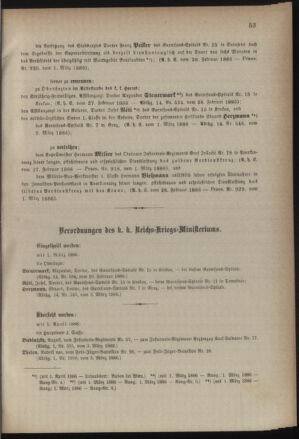 Kaiserlich-königliches Armee-Verordnungsblatt: Personal-Angelegenheiten 18860305 Seite: 3