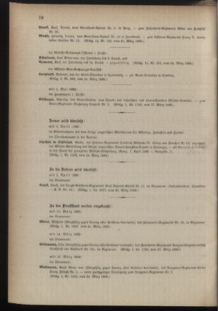 Kaiserlich-königliches Armee-Verordnungsblatt: Personal-Angelegenheiten 18860331 Seite: 8