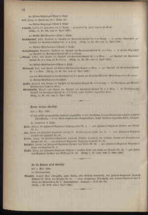 Kaiserlich-königliches Armee-Verordnungsblatt: Personal-Angelegenheiten 18860416 Seite: 6