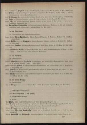 Kaiserlich-königliches Armee-Verordnungsblatt: Personal-Angelegenheiten 18860424 Seite: 19