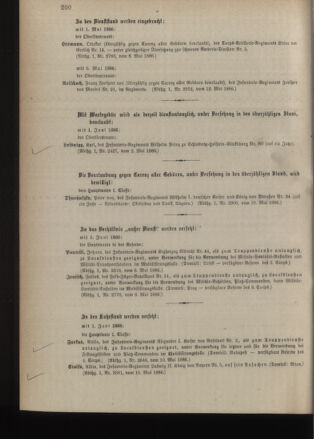 Kaiserlich-königliches Armee-Verordnungsblatt: Personal-Angelegenheiten 18860514 Seite: 6