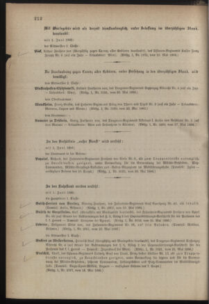 Kaiserlich-königliches Armee-Verordnungsblatt: Personal-Angelegenheiten 18860529 Seite: 10