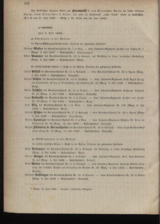 Kaiserlich-königliches Armee-Verordnungsblatt: Personal-Angelegenheiten 18860630 Seite: 2