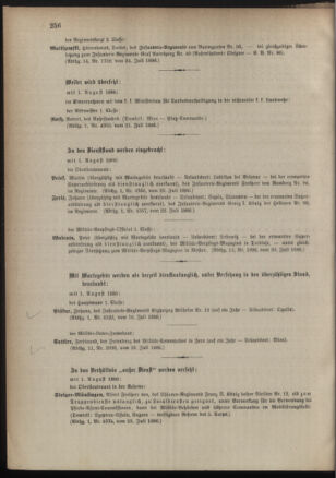 Kaiserlich-königliches Armee-Verordnungsblatt: Personal-Angelegenheiten 18860726 Seite: 6