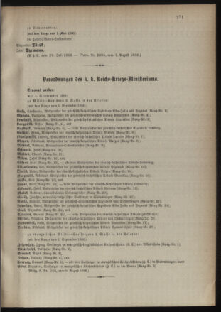 Kaiserlich-königliches Armee-Verordnungsblatt: Personal-Angelegenheiten 18860813 Seite: 3