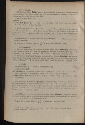 Kaiserlich-königliches Armee-Verordnungsblatt: Personal-Angelegenheiten 18860910 Seite: 2