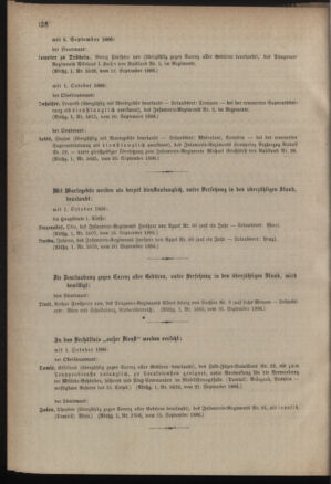 Kaiserlich-königliches Armee-Verordnungsblatt: Personal-Angelegenheiten 18860923 Seite: 6