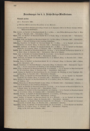 Kaiserlich-königliches Armee-Verordnungsblatt: Personal-Angelegenheiten 18861110 Seite: 20