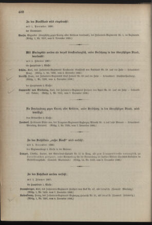 Kaiserlich-königliches Armee-Verordnungsblatt: Personal-Angelegenheiten 18861211 Seite: 6