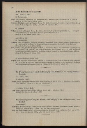 Kaiserlich-königliches Armee-Verordnungsblatt: Personal-Angelegenheiten 18870215 Seite: 6