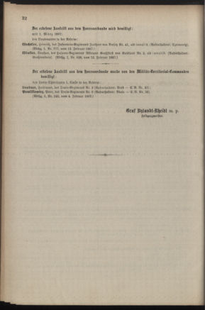 Kaiserlich-königliches Armee-Verordnungsblatt: Personal-Angelegenheiten 18870215 Seite: 8