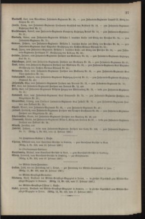 Kaiserlich-königliches Armee-Verordnungsblatt: Personal-Angelegenheiten 18870222 Seite: 5