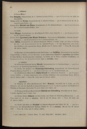 Kaiserlich-königliches Armee-Verordnungsblatt: Personal-Angelegenheiten 18870301 Seite: 2