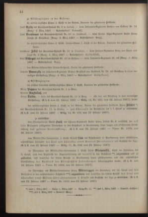 Kaiserlich-königliches Armee-Verordnungsblatt: Personal-Angelegenheiten 18870301 Seite: 4