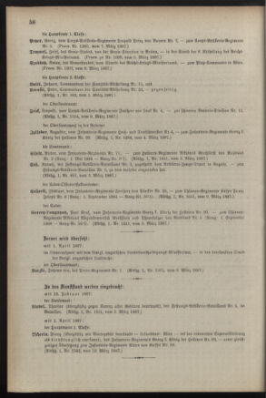 Kaiserlich-königliches Armee-Verordnungsblatt: Personal-Angelegenheiten 18870311 Seite: 6