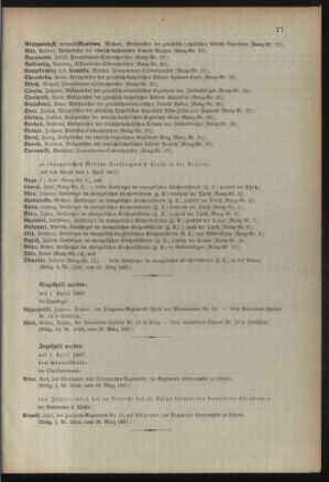 Kaiserlich-königliches Armee-Verordnungsblatt: Personal-Angelegenheiten 18870331 Seite: 5