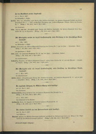 Kaiserlich-königliches Armee-Verordnungsblatt: Personal-Angelegenheiten 18870409 Seite: 5