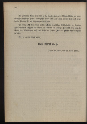 Kaiserlich-königliches Armee-Verordnungsblatt: Personal-Angelegenheiten 18870425 Seite: 2