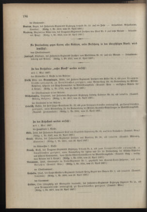 Kaiserlich-königliches Armee-Verordnungsblatt: Personal-Angelegenheiten 18870430 Seite: 8