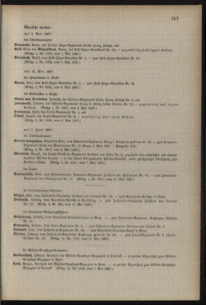 Kaiserlich-königliches Armee-Verordnungsblatt: Personal-Angelegenheiten 18870514 Seite: 19