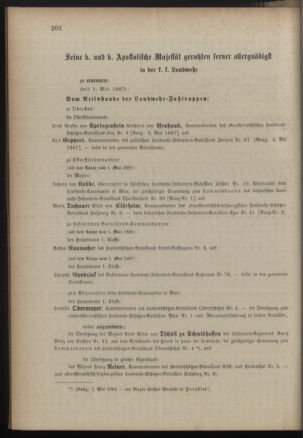 Kaiserlich-königliches Armee-Verordnungsblatt: Personal-Angelegenheiten 18870514 Seite: 4