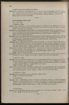 Kaiserlich-königliches Armee-Verordnungsblatt: Personal-Angelegenheiten 18870527 Seite: 10