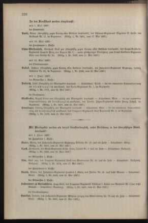 Kaiserlich-königliches Armee-Verordnungsblatt: Personal-Angelegenheiten 18870527 Seite: 8