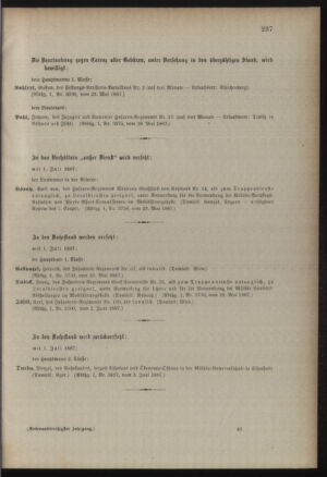 Kaiserlich-königliches Armee-Verordnungsblatt: Personal-Angelegenheiten 18870608 Seite: 5