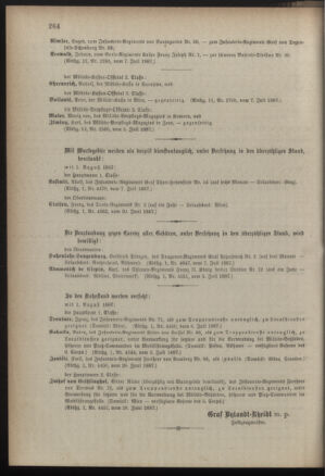 Kaiserlich-königliches Armee-Verordnungsblatt: Personal-Angelegenheiten 18870710 Seite: 6