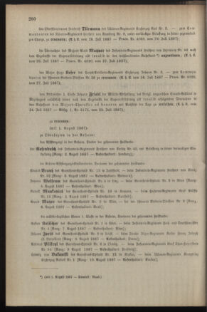 Kaiserlich-königliches Armee-Verordnungsblatt: Personal-Angelegenheiten 18870730 Seite: 2