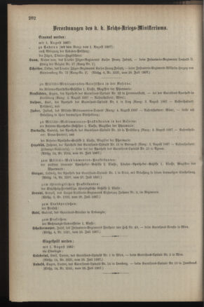 Kaiserlich-königliches Armee-Verordnungsblatt: Personal-Angelegenheiten 18870730 Seite: 4